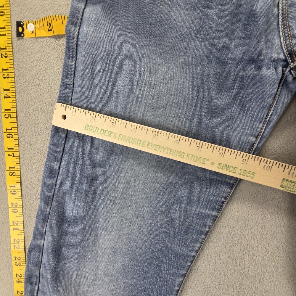 Diesel Jeans Womens Blue High Waist Bootcut Flare Medium Wash Stretch Fits 24x32 - Picture 6 of 16